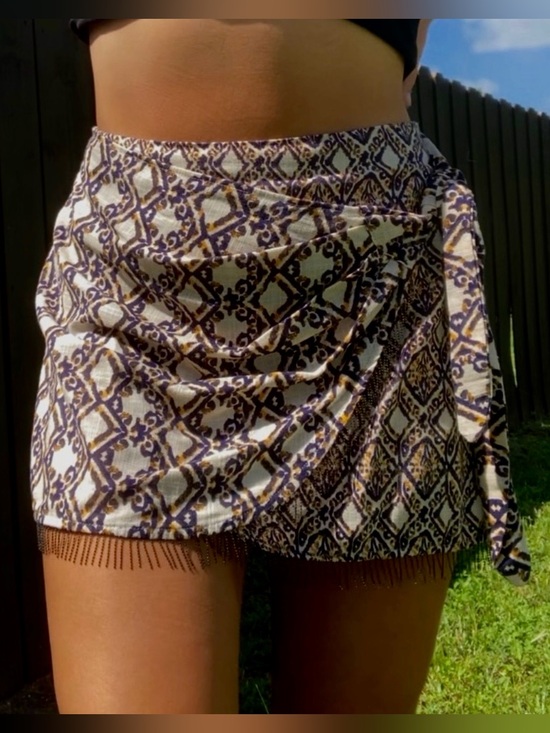 Zara Dresses & Skirts - Zara Wrap Mini Skirt